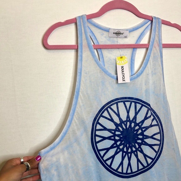 SOULCYCLE light blue workout/tank top 💙 - Picture 8 of 9